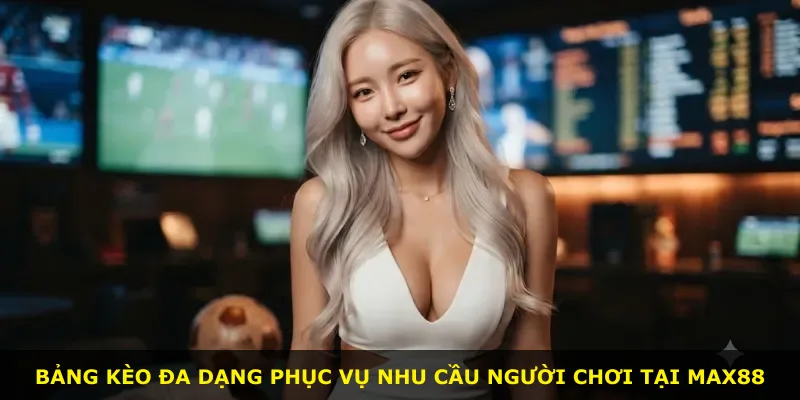 Bảng kèo đa dạng phục vụ nhu cầu người chơi tại Max88