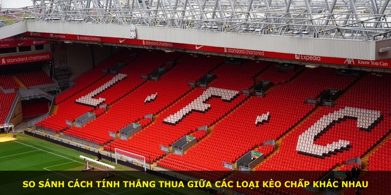 So sánh cách tính thắng thua giữa các loại kèo chấp khác nhau
