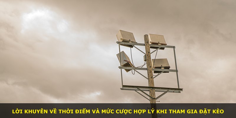 Lời khuyên về thời điểm và mức cược hợp lý khi tham gia đặt kèo
