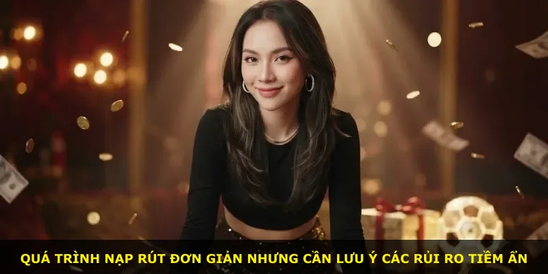 Quá trình nạp rút đơn giản nhưng cần lưu ý các rủi ro tiềm ẩn
