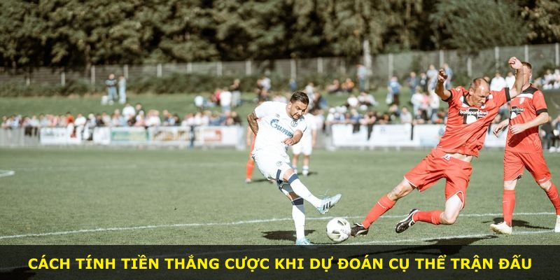 Cách tính tiền thắng cược khi dự đoán cụ thể trận đấu