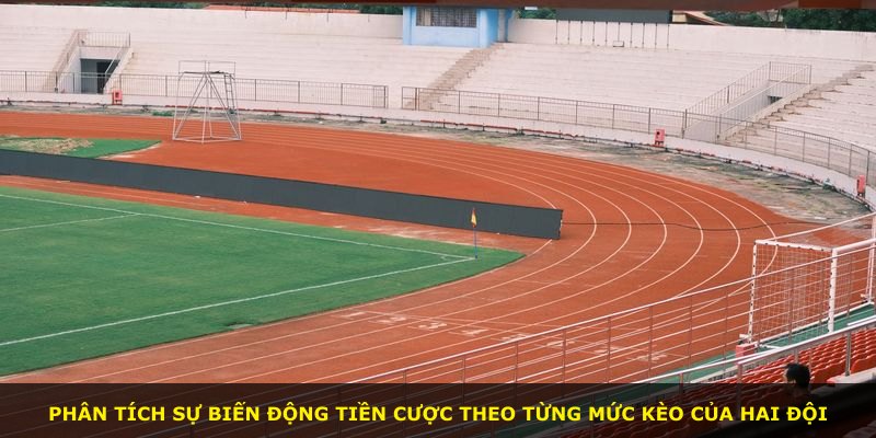 Phân tích sự biến động tiền cược theo từng mức kèo của hai đội