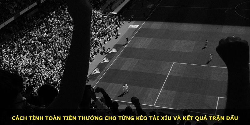 Cách tính toán tiền thưởng cho từng kèo tài xỉu và kết quả trận đấu
