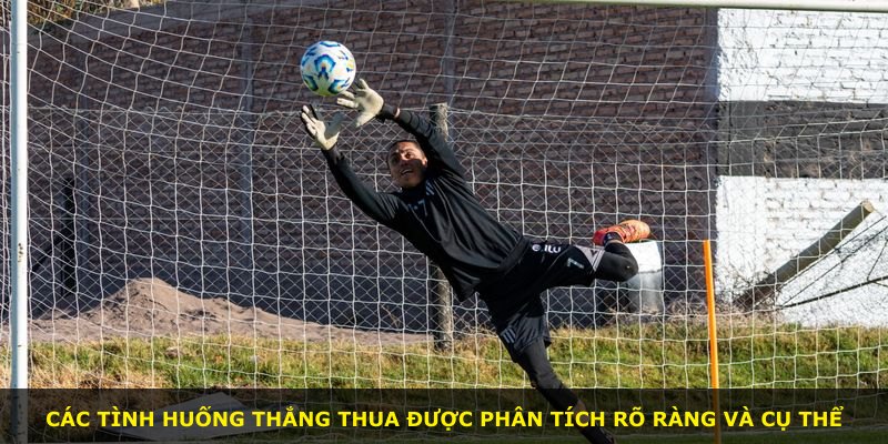 Các tình huống thắng thua được phân tích rõ ràng và cụ thể