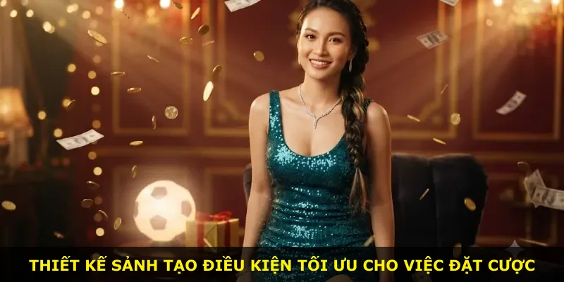 Thiết kế sảnh tạo điều kiện tối ưu cho việc đặt cược