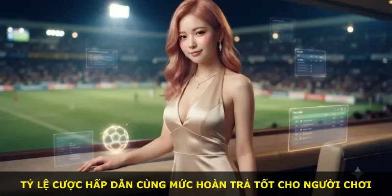 Tỷ lệ cược hấp dẫn cùng mức hoàn trả tốt cho người chơi