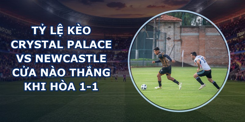 tỷ lệ kèo Crystal Palace vs Newcastle